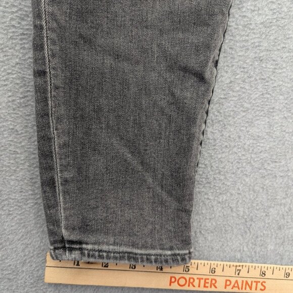 True Religion Jeans Womens 32 Gray Jennie Curvy Mid Rise Super Skinny Super T - Picture 7 of 16